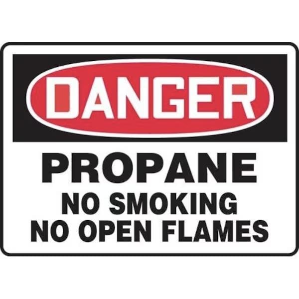 Accuform OSHA DANGER SAFETY SIGN PROPANE NO MCPG025XP MCPG025XP - main